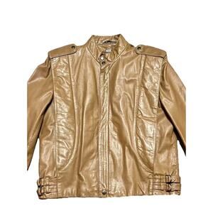 Rivari Premium Jacket Mens 48/M Brown Leather Bomber Zip - Handpicked High Value